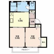 エスワイ杉山の間取り画像