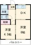メゾン・ド・新町Ⅱの間取り画像