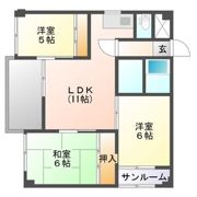 エクセレント福乃宮（の間取り画像