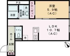 メゾンボヌール坂下の間取り画像