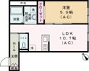 メゾンボヌール坂下の間取り画像