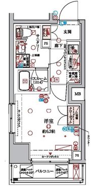 ラクラス横浜の間取り画像