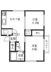 コンフォートみなみの間取り画像
