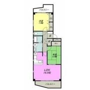 ロッシェド長須賀Ⅱの間取り画像