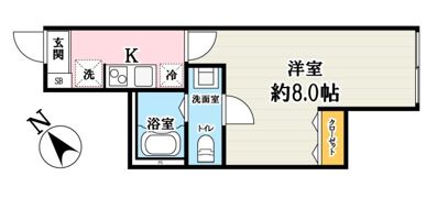 カフーティーダ和光市の間取り画像