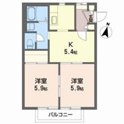サンハイツ ヒロの間取り画像