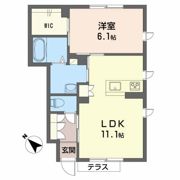 シャーメゾン オーシャンの間取り画像
