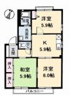 リッチ B棟の間取り画像