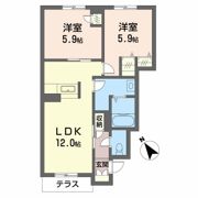 シャーメゾン千里の間取り画像