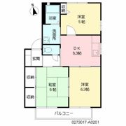カームネス A棟の間取り画像