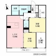 ベレオ合川の間取り画像