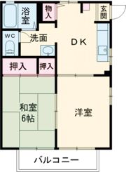 メゾンかわばたIIの間取り画像