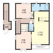 フレグランス横倉Iの間取り画像