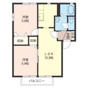 ブライトリーフAの間取り画像