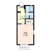 サンモールBの間取り画像