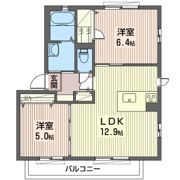 エスポアメゾン Bの間取り画像