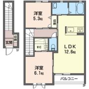 ライツフォルAの間取り画像