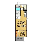 LECOCON上飯田の間取り画像