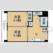 丸栄黒松コーポの間取り画像