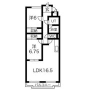 ベルメゾン若森の間取り画像