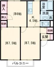 サンビレッジの間取り画像