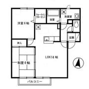 パークタウンナリタ Cの間取り画像