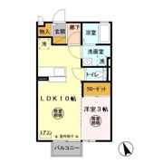 カーサ ビスタ Cの間取り画像