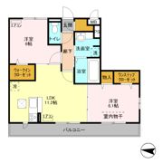 イー・エフ・ヴィラージュの間取り画像