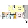 Cradle(ｸﾚｲﾄﾞﾙ)の間取り画像