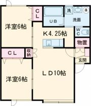アルコB棟の間取り画像