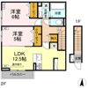 Rエイト・コウヤマ Bの間取り画像