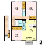アステール Ⅲの間取り画像