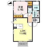 メゾンドジュネス Bの間取り画像