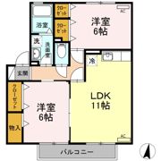 サニーコート清水の間取り画像