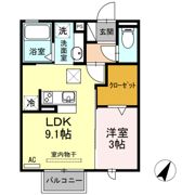 フルール常盤の間取り画像