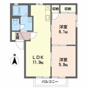プラムロード Aの間取り画像