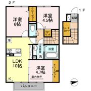 パエーゼ/ヴィラージュ ヴィラージュの間取り画像
