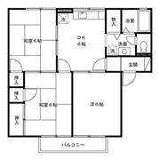 レジデンス西村 A棟の間取り画像