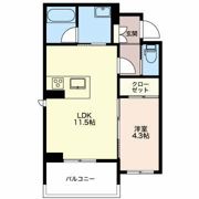 グリーンセントの間取り画像