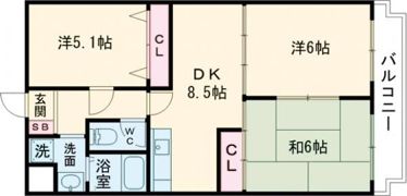 ヴィラアンドゥミルの間取り画像