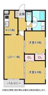 ラヴェニール馬渕の間取り画像