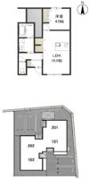 ノーブル高柳の間取り画像
