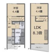 fluke s－terraceの間取り画像