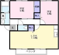 ウィンディア今堀の間取り画像