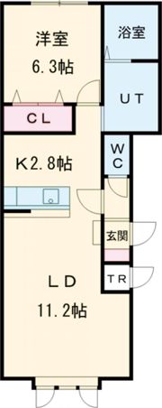 イースエピカBの間取り画像