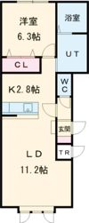 イースエピカBの間取り画像