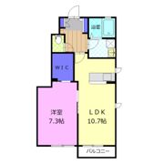 ブルースカイの間取り画像