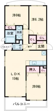 シャルマンⅢの間取り画像