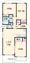 シャルマンⅢの間取り画像