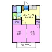 メープルハウスベルAの間取り画像